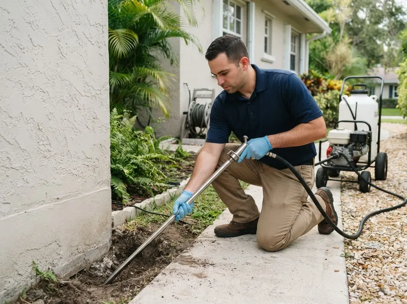 Subterranean Termite Soil Barrier Treatments in Miami, FL